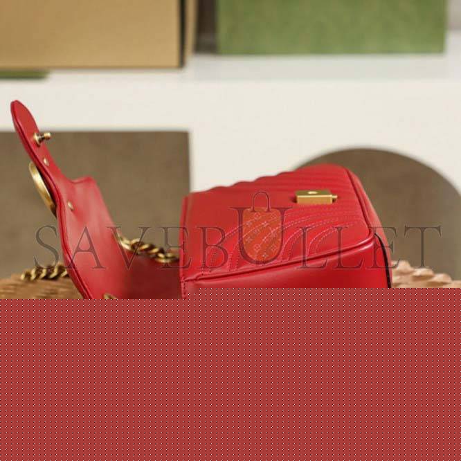 G*u*i marmont small matelasse shoulder bag 443497 (26*7*15cm)